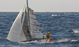 Benoit Marie in navigazione