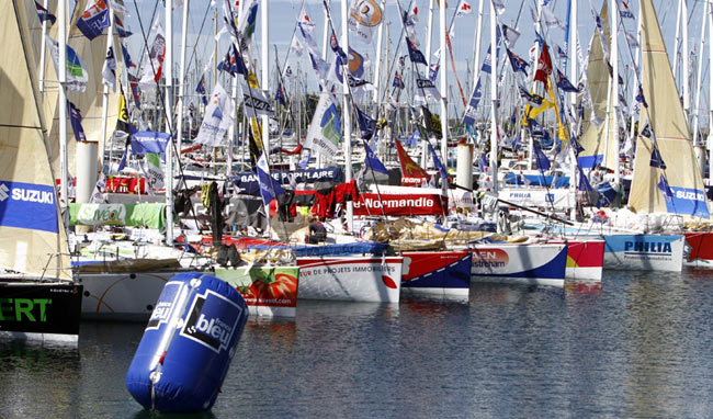 Barche pronte a partire per la Solitaire du Figaro 2010