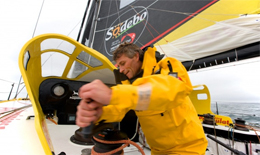 Bernard Stamm alla manovra