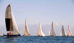 Barche in regata nel West Liguria