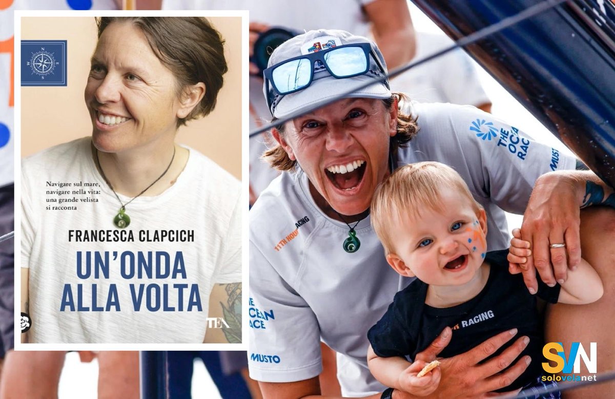 Un onda alla volta, il libro di Francesca Calpchich. Nella fotografia, Francesca con sua figlia