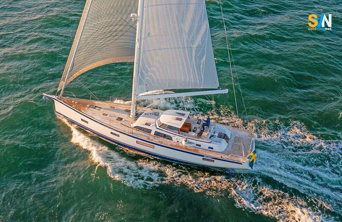 Hallberg Rassy 69, la barca in navigazione
