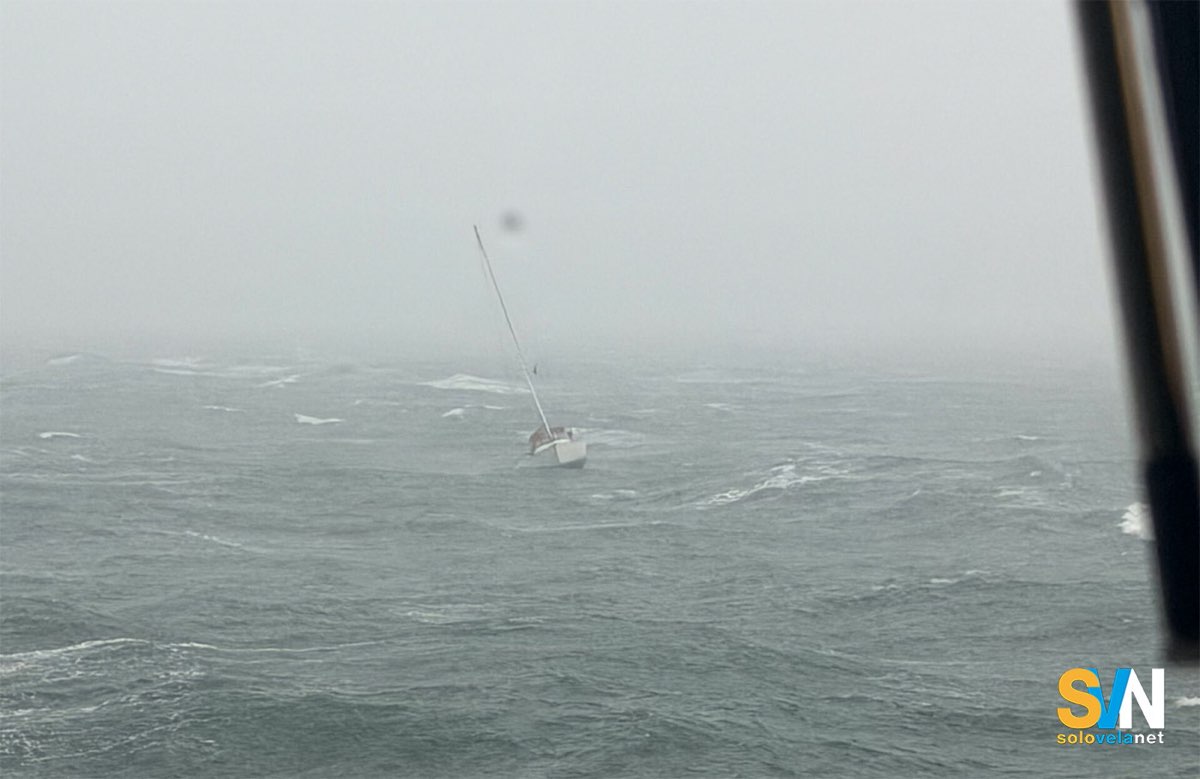 L'imbarcazione del solitario norvegese forografata il girono prima dell'incidente