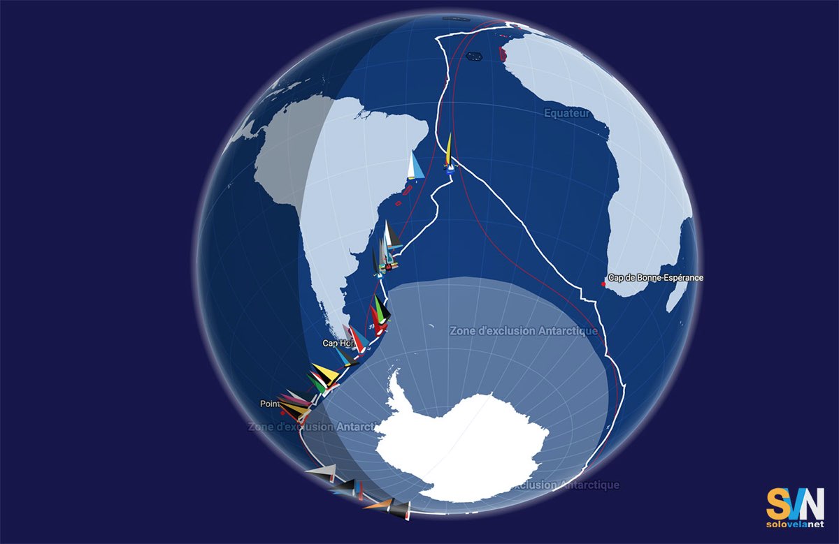 Vendée Globe: partita a scacchi tra Dalin e Richomme, Pedote verso Capo Horn