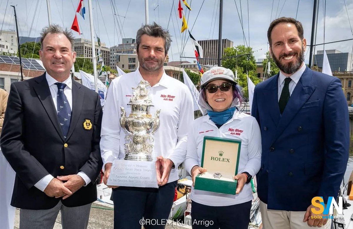 L’armatrice e skipper di Min River, Jiang Lin ha vinto la Rolex Sidney 