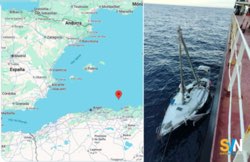 Velista soccorso nel Mediterraneo dopo cinque giorni alla deriva