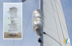 Turbina eolica verticale in barca a vela: come funziona la Grain Blanc