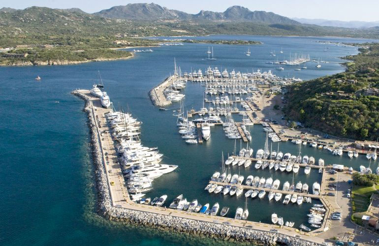 Un angolo di Marina di Portisco