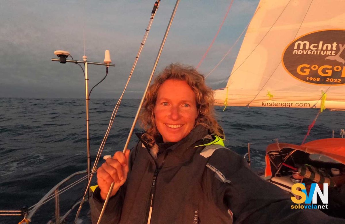 Kirsten Neuschafe: la prima donna a doppiare Capo Horn in testa alla Golden Globe Race