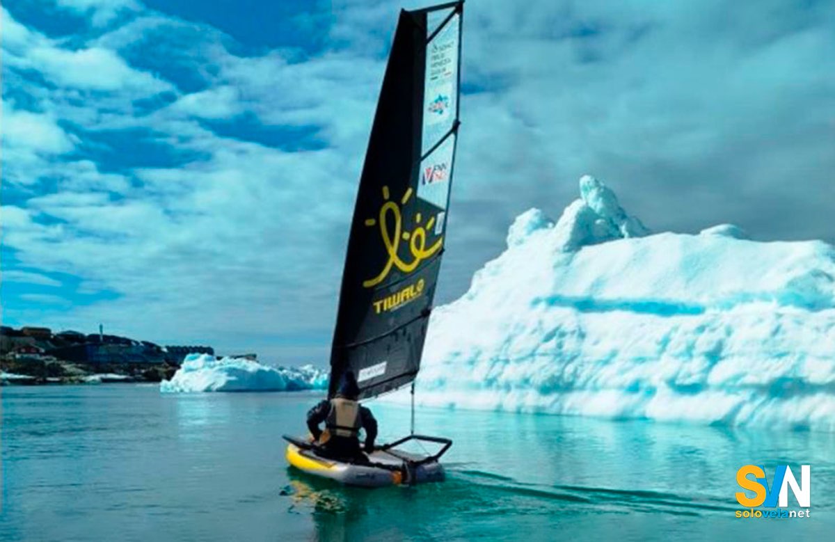 Manuel Vlacich e Franco Deganutti in navigazione su una deriva gonfiabile Tiwal visiteranno il Gance e poi il Tamigi nel Grand Tour del 2026 (la fotografia si riferisce a un precedente viaggio nell’artico)