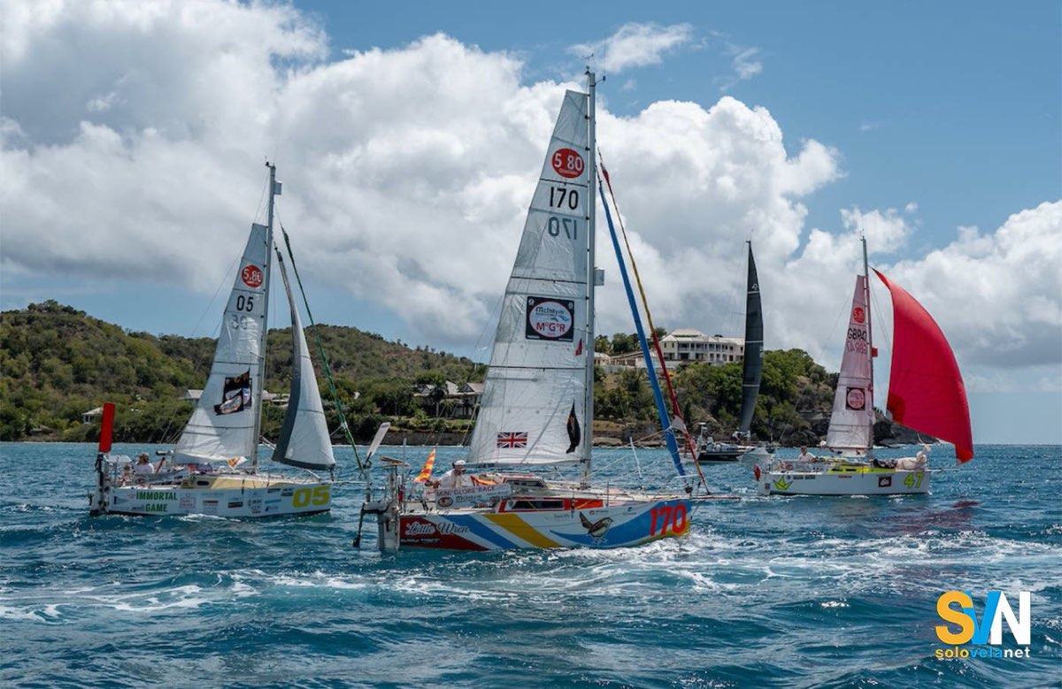 Undici skipper in solitaria sono partiti da Recife il 19 febbraio per l'ultima tratta di circa 2.300 miglia della Mini Globe Race