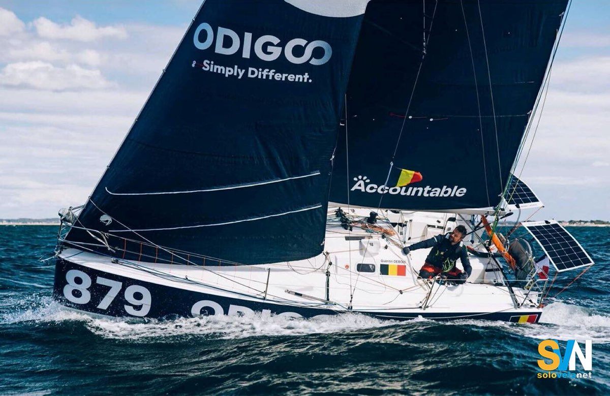 Quentin Debois ha stabilito un nuovo record di traversata atlantica su Mini 6.50