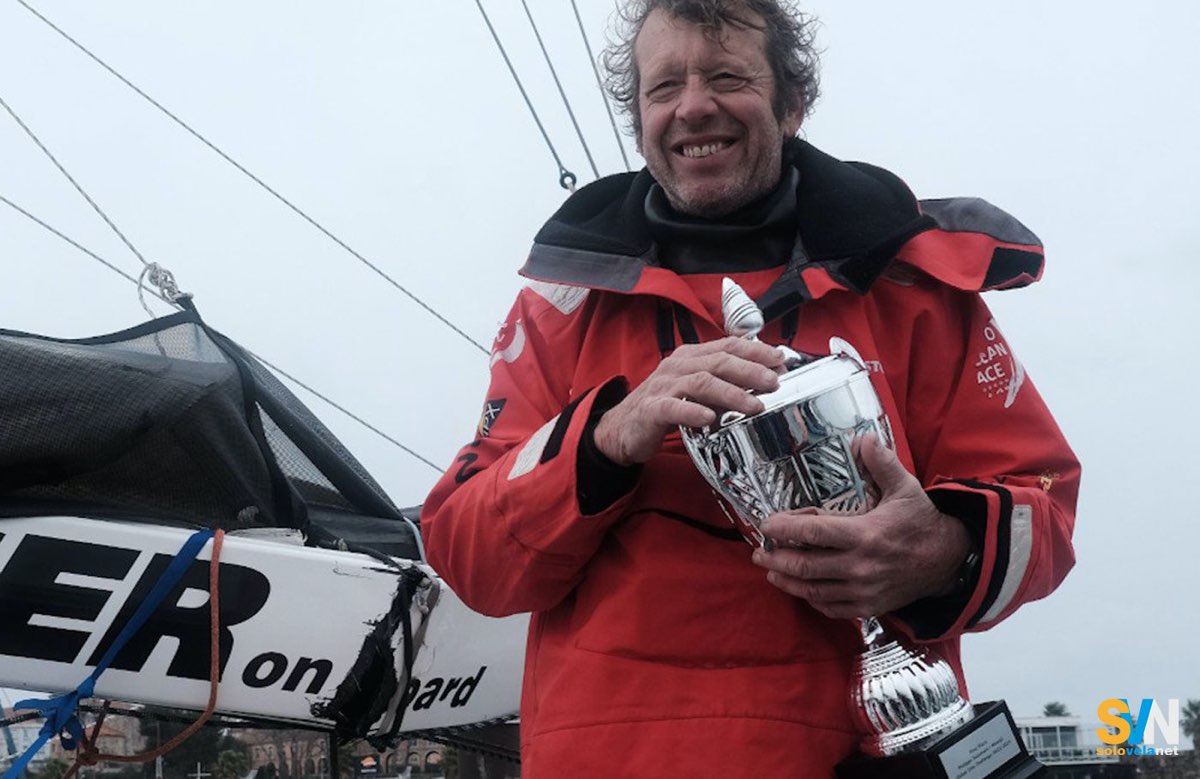 Philippe Delamare, il primo a tagliare il traguardo