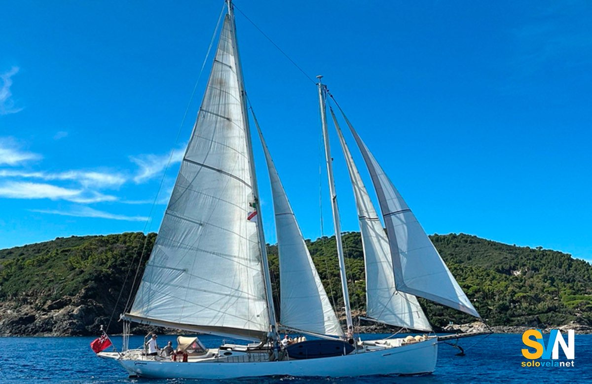 La goletta Germana, una delle barche che parteciperanno Classic Boat Show 2026 a Genova