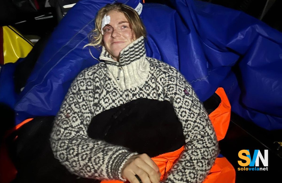 La co-skipper Rosilin Kuiper