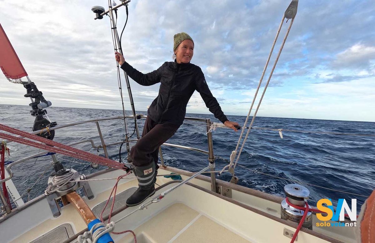Kirsten in testa al Golden Globe, la regata in solitaria su barche anni 60 senza scalo