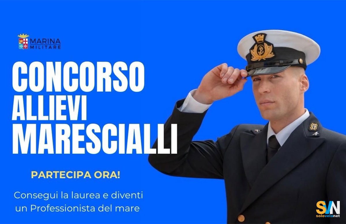 Concorso Marina Militare 2025: aperto il bando per 266 Allievi Marescialli