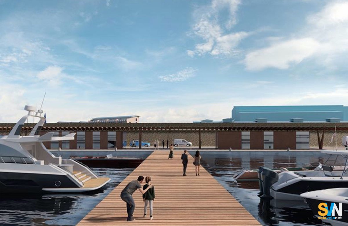 Rendering del nuovo Marina di Livorno