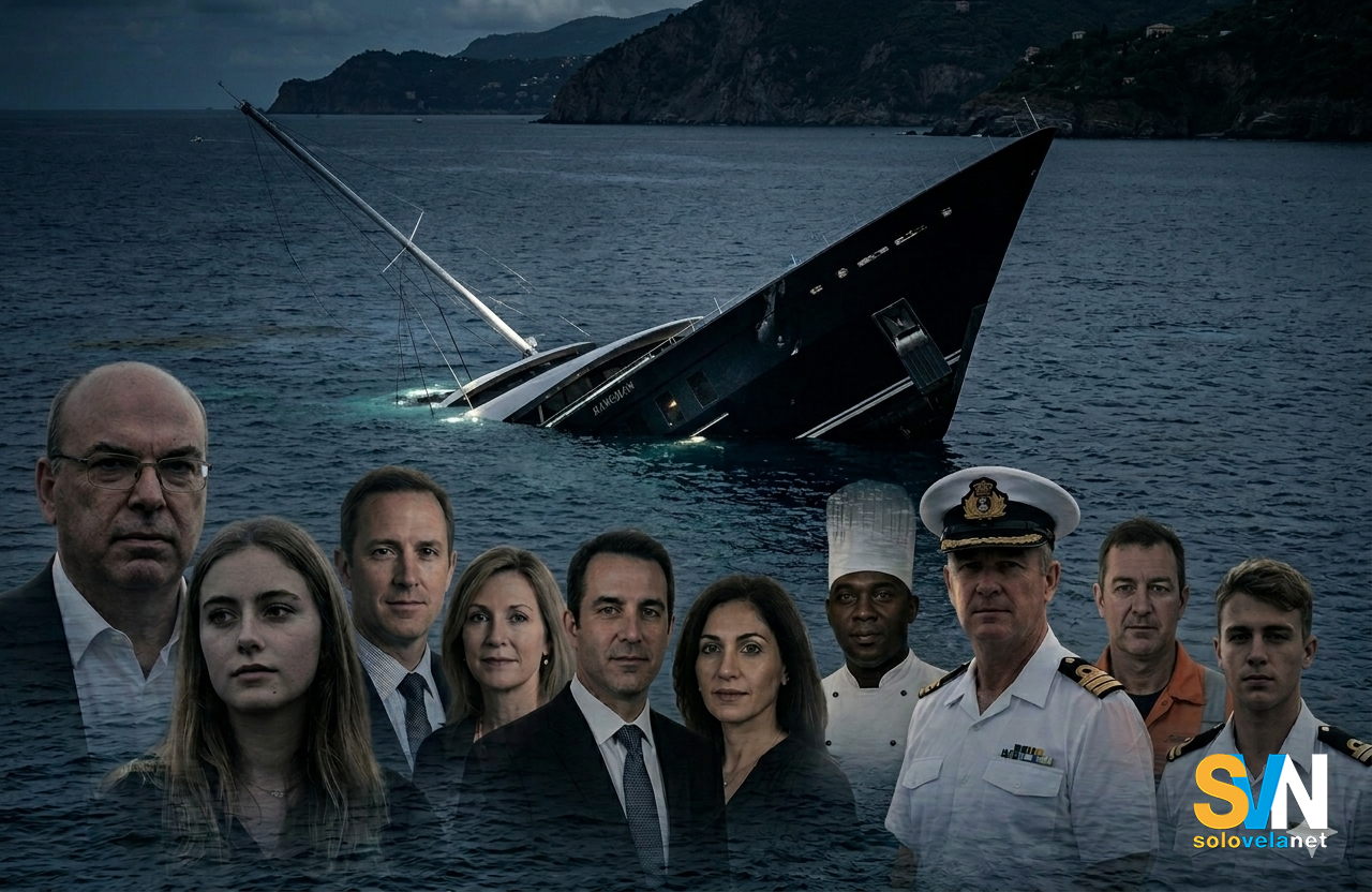 Le vittime e gli indagati del naufragio del Bayesian