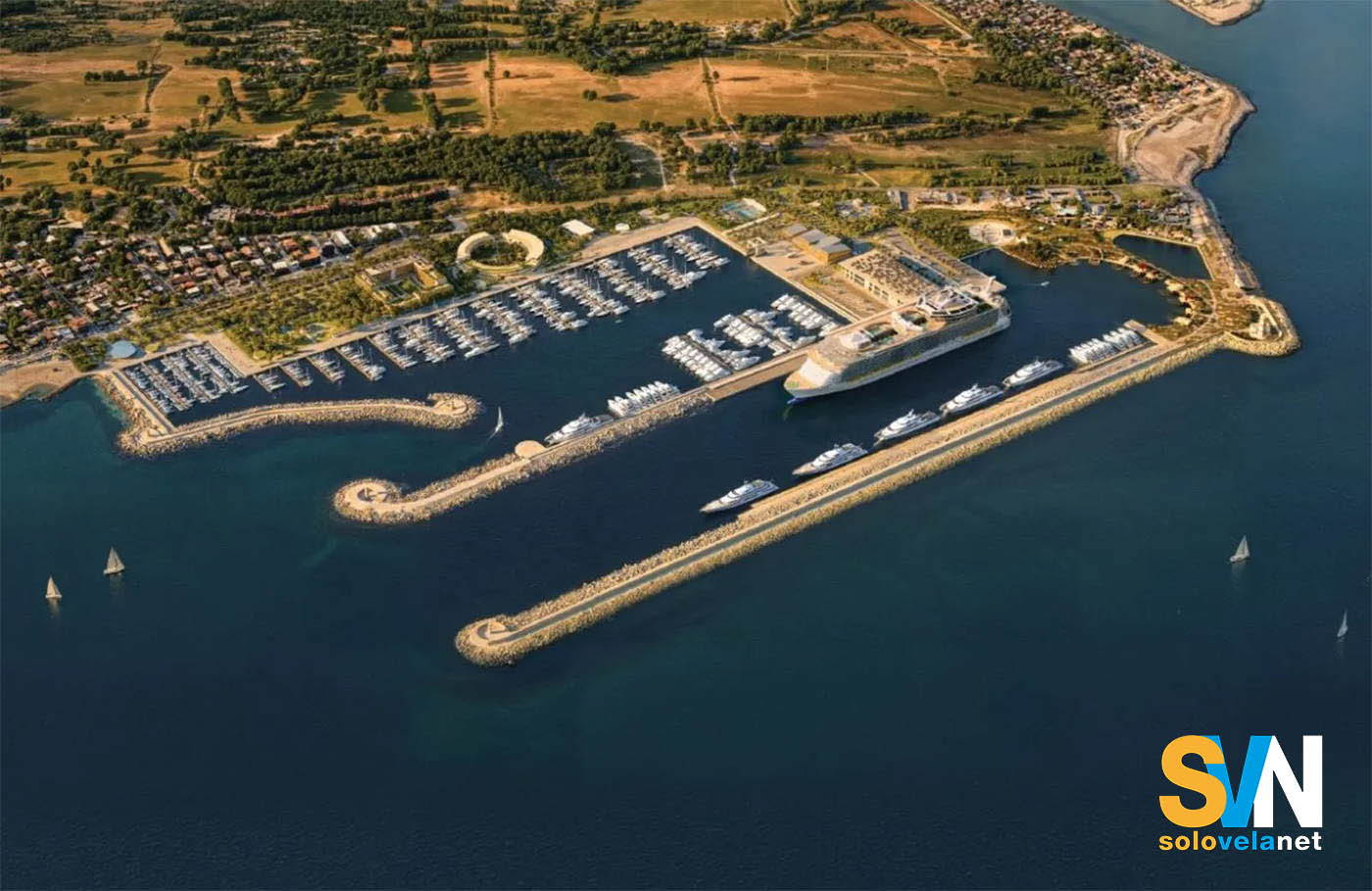 Il progetto del nuovo Marina di Fiumicino