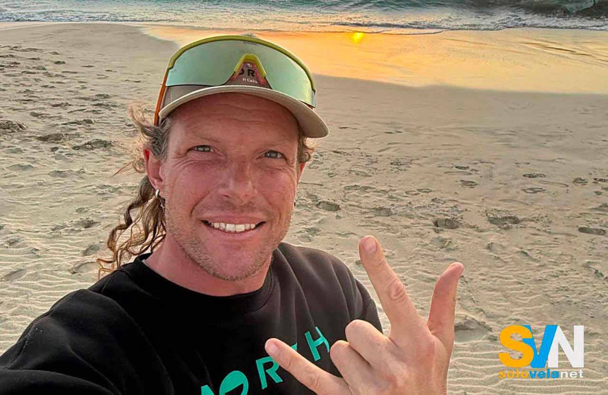 Koen Darras kite surfer belga, traverserà l'atlantico in kite surf
