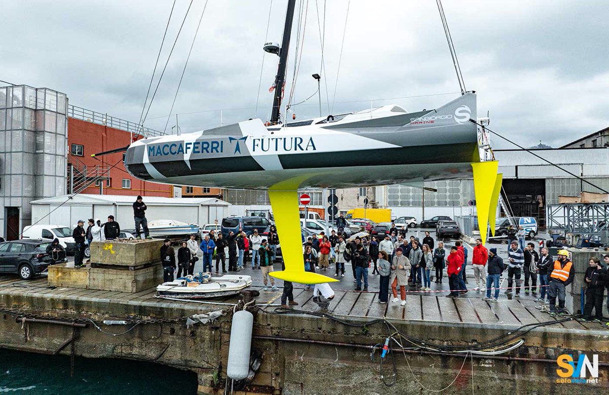 Luca Rosetti vara il suo nuovo Class 40 Maccaferri Futura