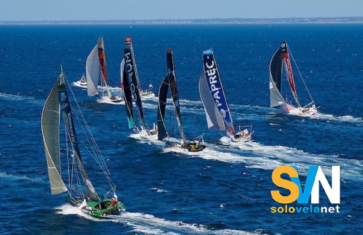 La flotta di IMOCA alla partenza di un Vendée Globe