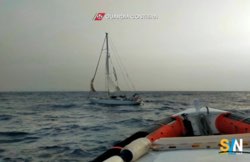 Vele distrutte e motore in avaria, paura al largo di Pozzallo nella notte di burrasca