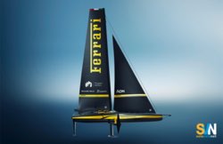 Ferrari svela la livrea di Hypersail alla Milano Design Week