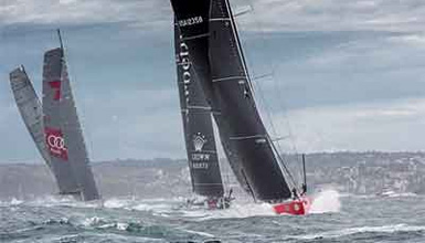 La partenza della 71 esima Rolex Sydney Hobart Race
