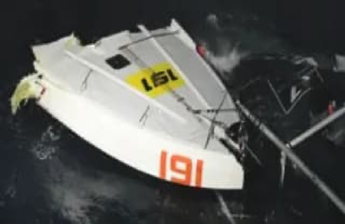 Naufragio alla Normandy Channel Race