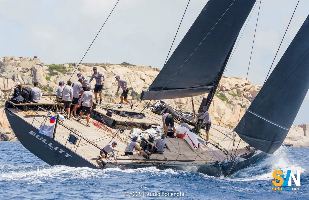 Un momento della passa edizione della Giorgio Armani Superyacht Regatta