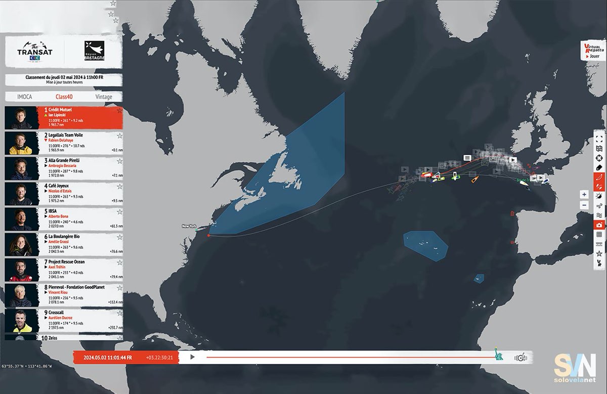 Transat CIC: gli italiani lottano con le avarie e il maltempo