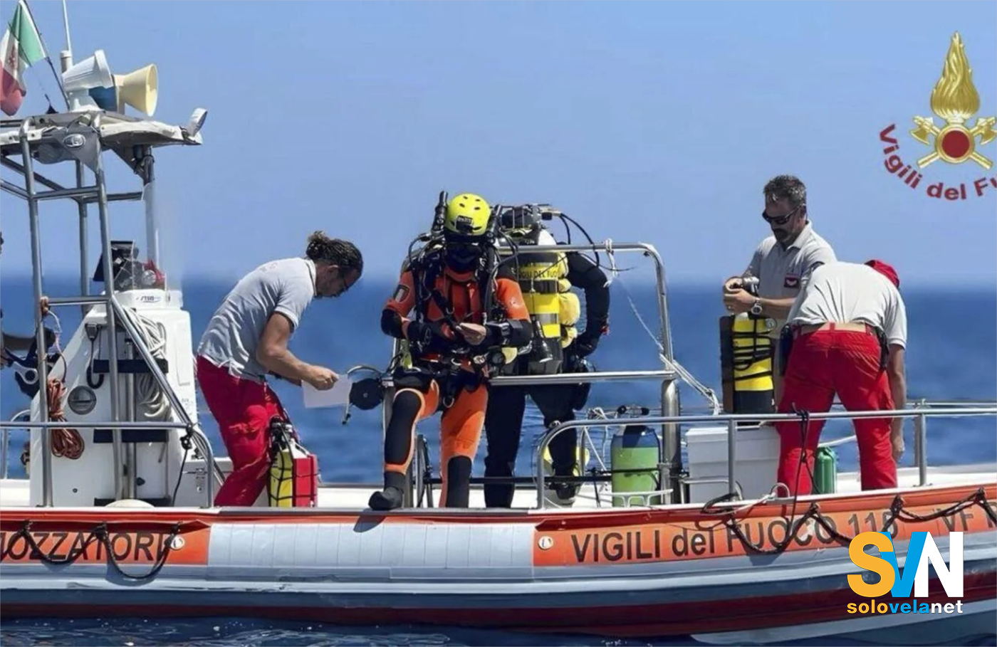 Superyacht Bayesian: il recupero entra nella fase finale, individuati 17 frammenti sul fondale