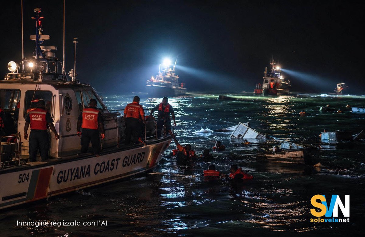 Per il slvataggio dei passaggeri del MV Barima si sono mobilitati mezzi del governo e di civili, elicotteri e aerei