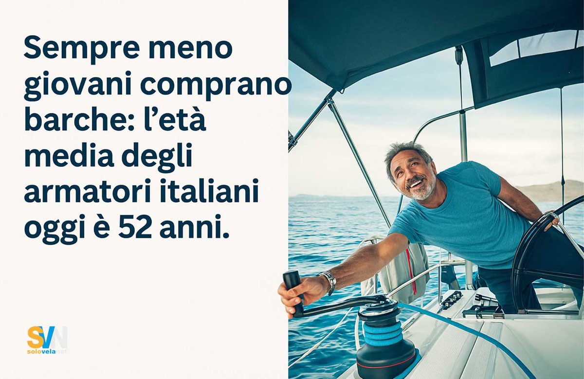 L’età degli armatori italiani continua a salire: barche sempre più costose, meno giovani proprietari