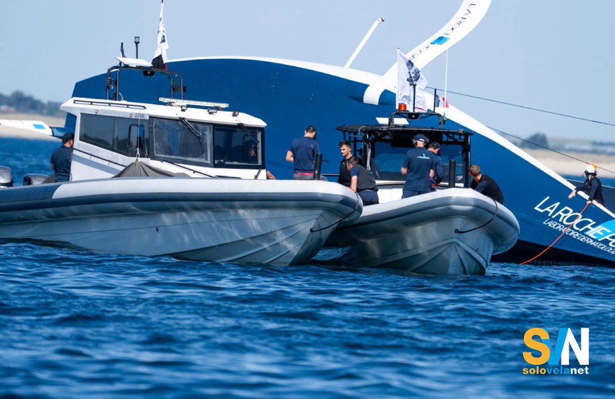 America’s Cup, l’AC75 francese scuffia a Lorient