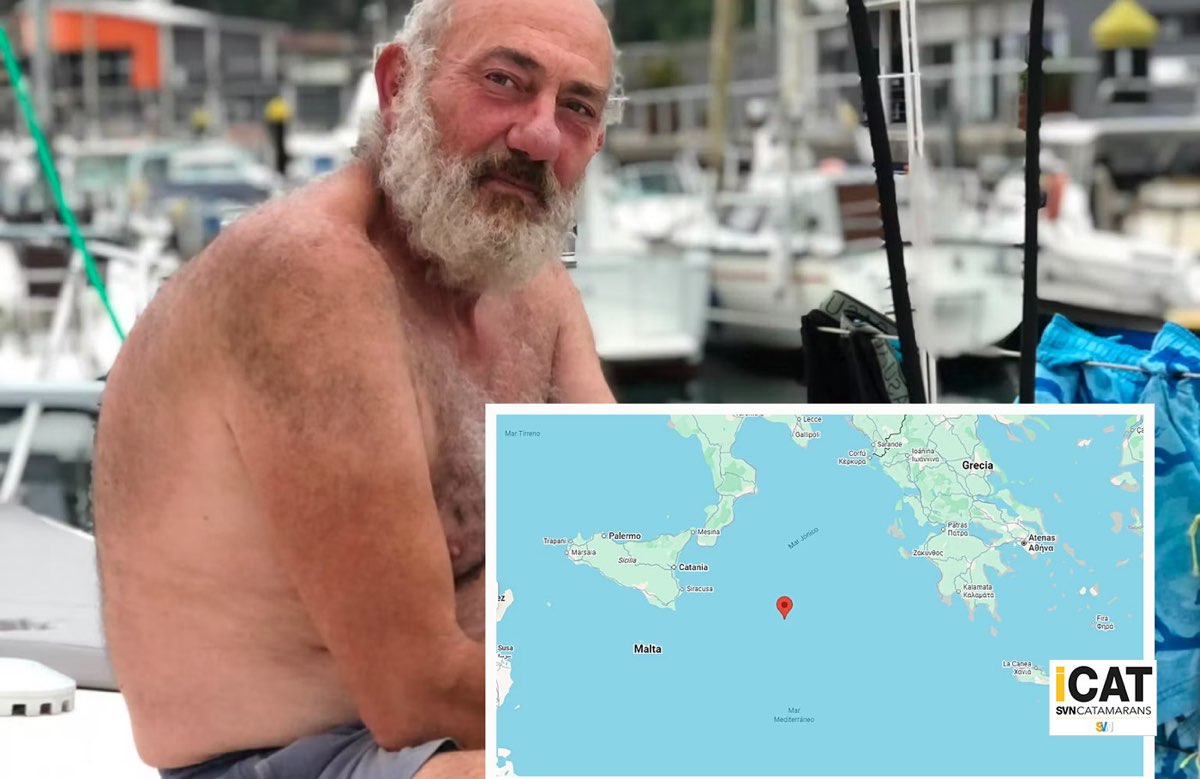 Cade in mare dal catamarano, la moglie non riesce a tornare indietro: velista disperso tra Sicilia e Grecia