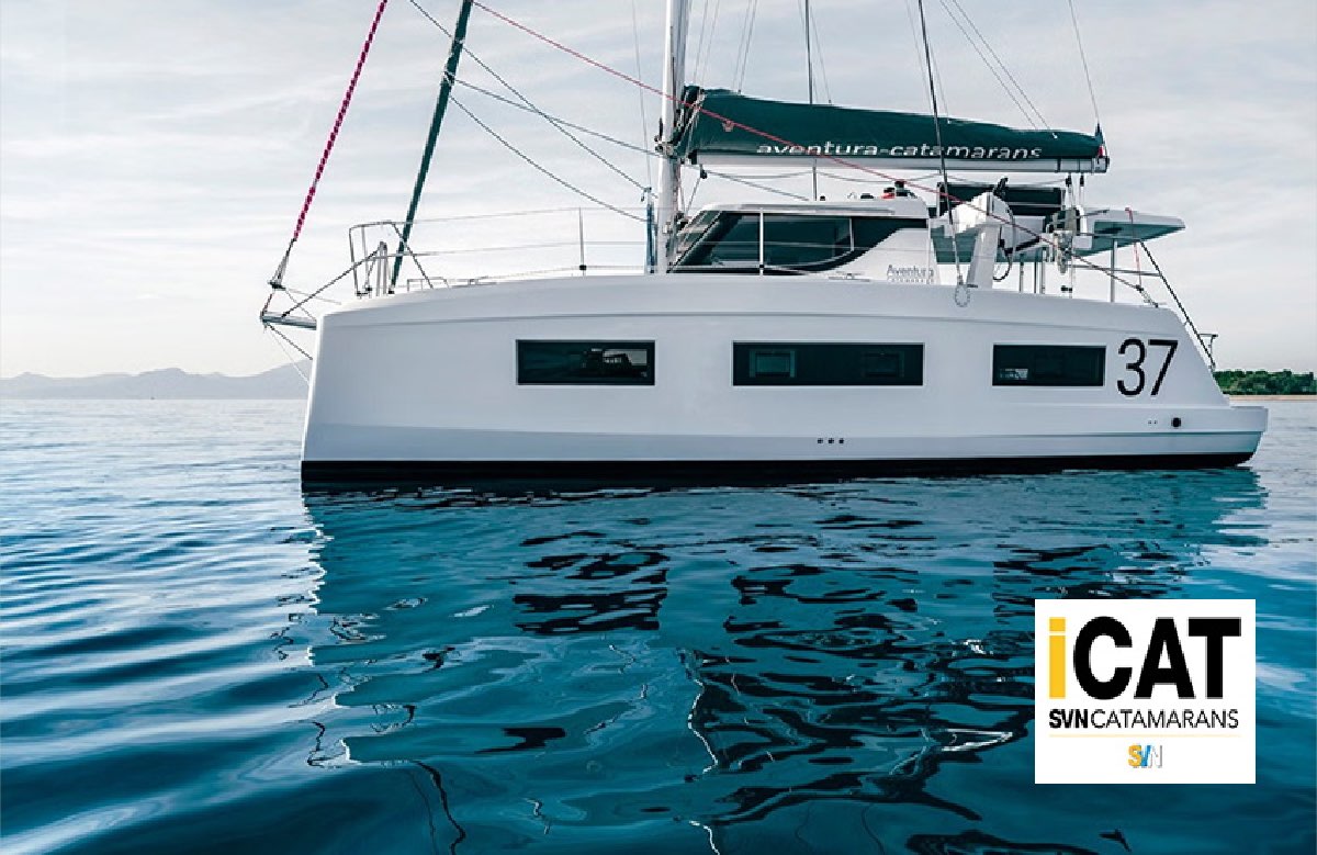 L'Aventura 37 è uno dei più piccoli catamarani presenti sul mercato