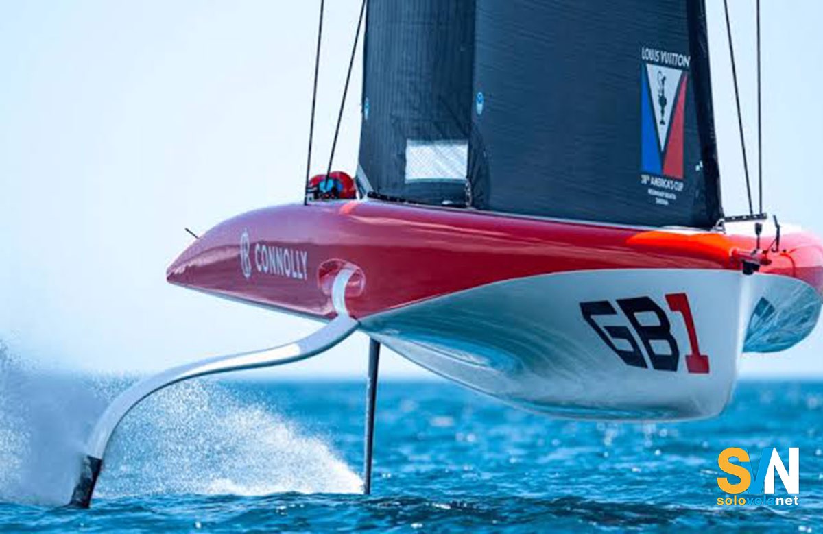 America’s Cup, GB1 danneggia il foil alla vigilia delle regate di Napoli