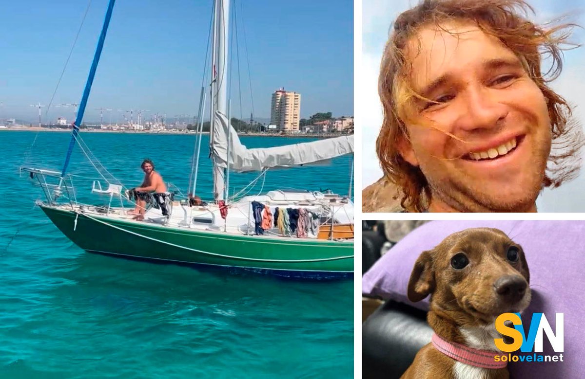 Navigatore 34 enne scompare a Gran Canaria. La sua barca viene ritrovata a 100 miglia dall'isola alla deriva con il piccolo cagnolino a bordo ancora vivo e in buone condizioni