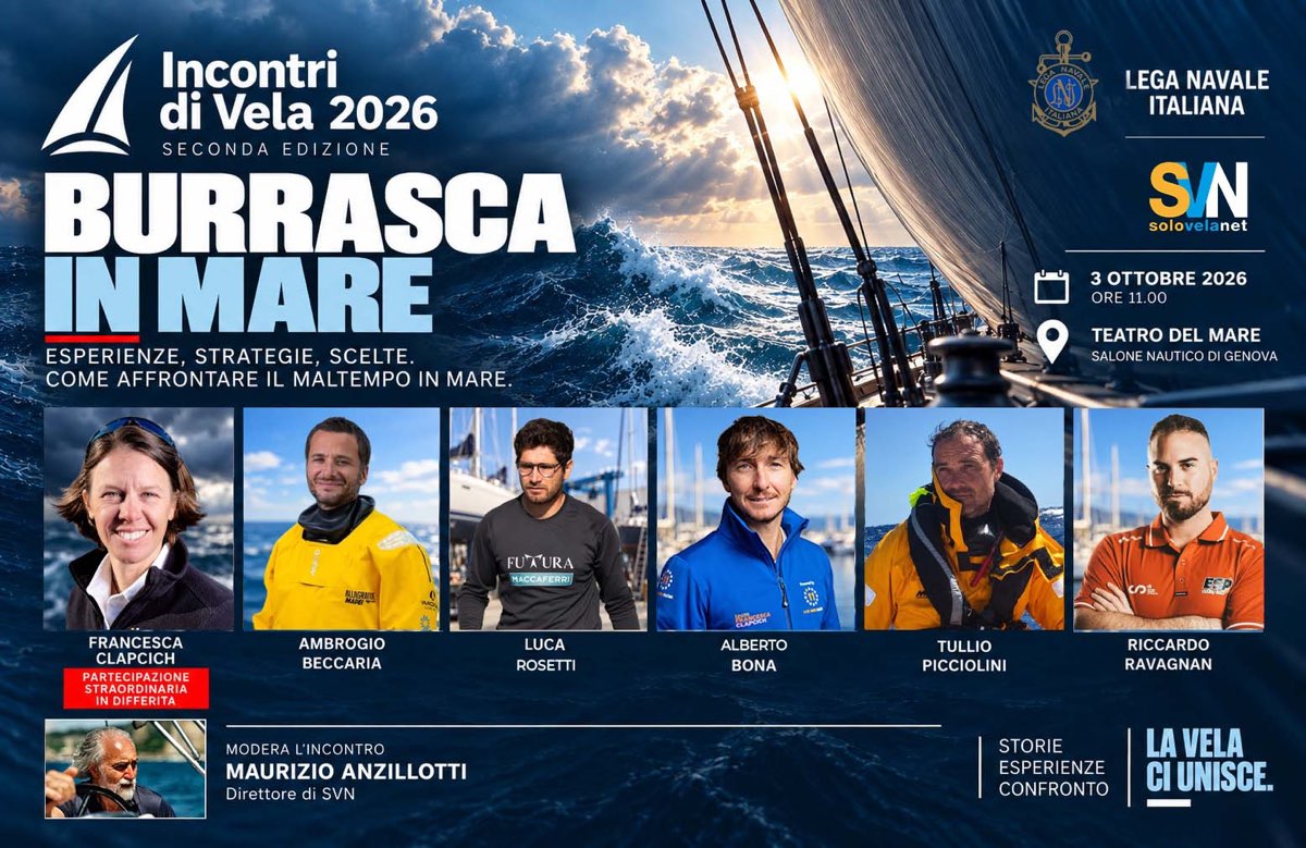 Al Salone Nautico di Genova 2026, sabato 3 ore 11, incontri di vela