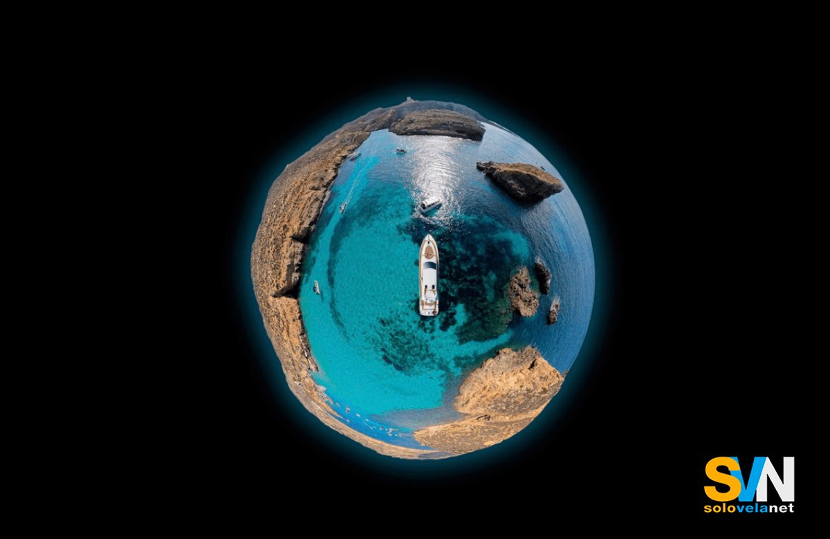 Un immagine della visione termica delle nuove telecamere da montare sugli alberi delle barche