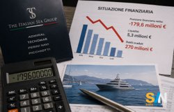 The Italian Sea Group, debiti scaduti a 270 milioni: 12 milioni in più in un mese