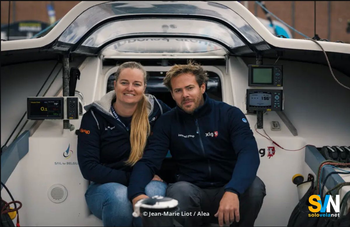 Jérôme Delire e Caroline Dieu attaccati da un jet privato durante la Transat Café d’Or. La barca si è capovolta