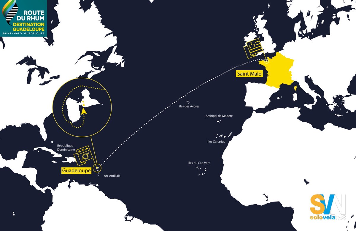 Il percorso della Route du Rhum 2026