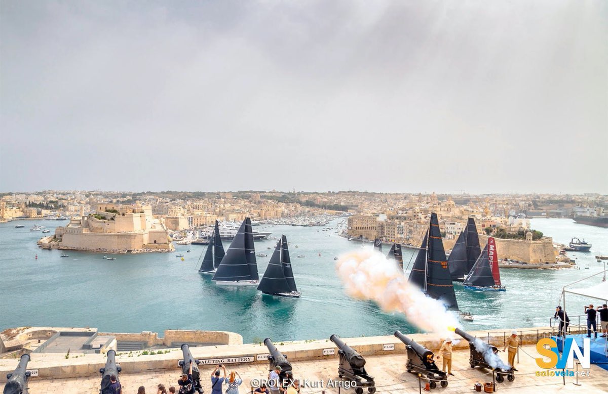 La spettacolare partenza della Middle Sea Race