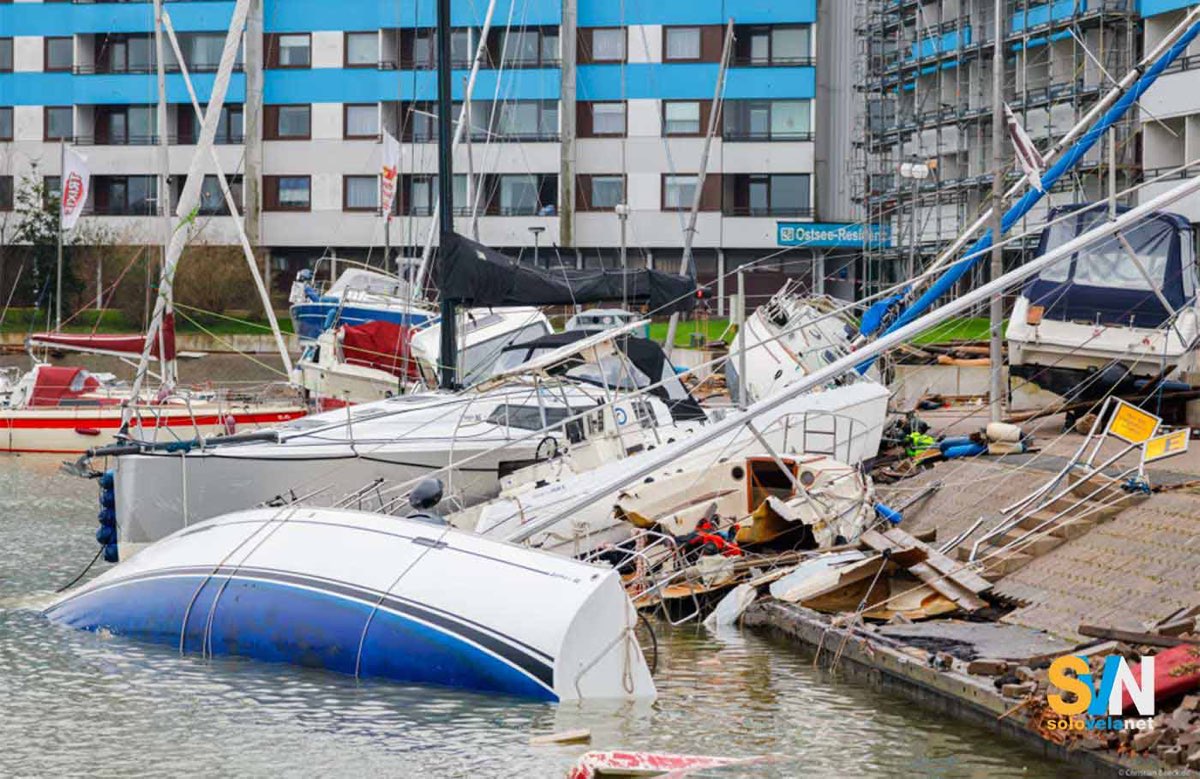 Tempesta eccezionale nel Mar Baltico