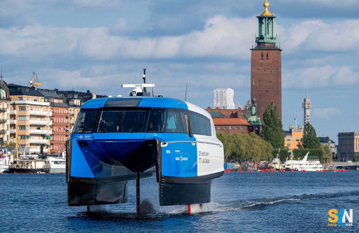 Stoccolma: arriva il primo traghetto foiling elettrico