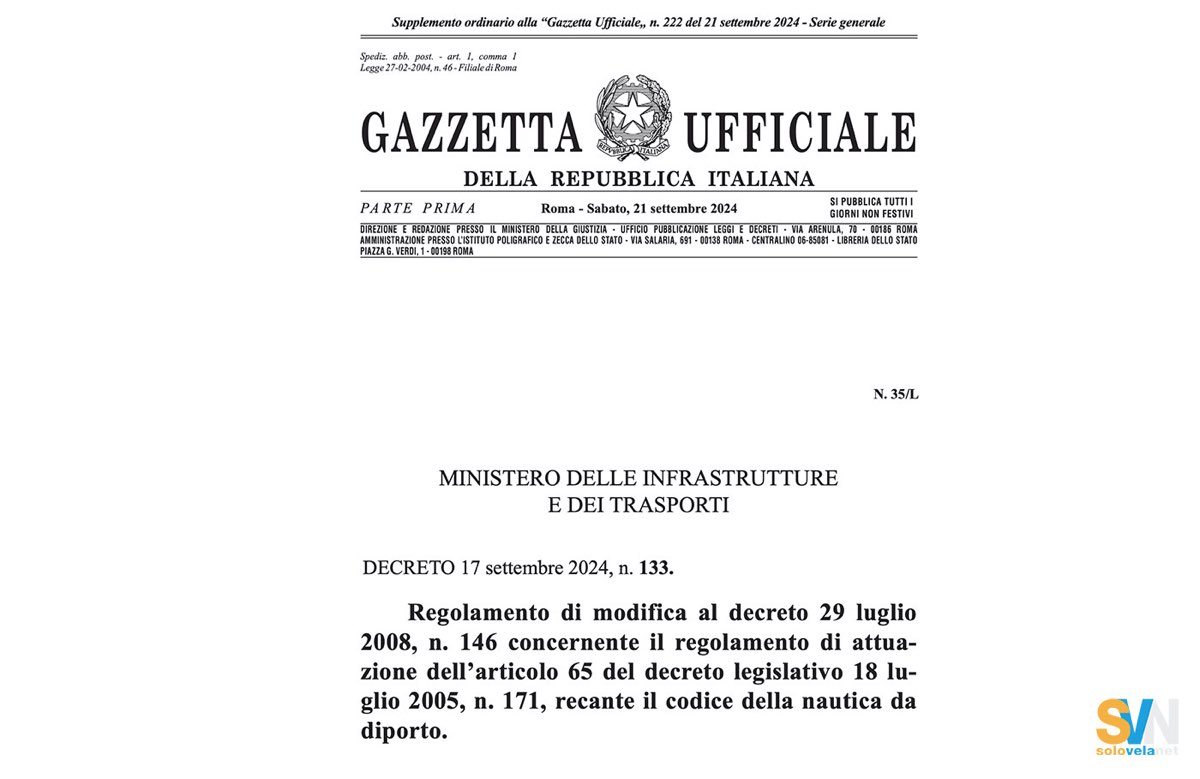 La nuova Riforma della nautica in vigore dal 21 ottobre